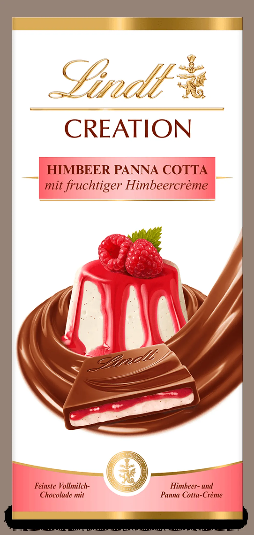 Best CREATION Himbeer Panna Cotta, 150g Tafeln|Frucht