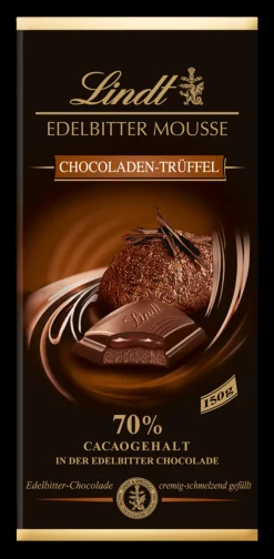 Hot Edelbitter Mousse Chocoladen-Trüffel, 150g Tafeln|Dunkel