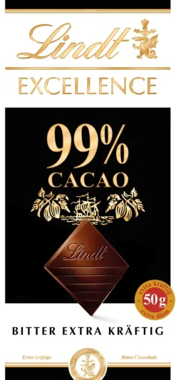 Hot EXCELLENCE 99%, 50g Tafeln|Dunkel