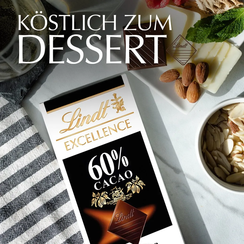 Sale EXCELLENCE 60%, 100g Tafeln|Dunkel