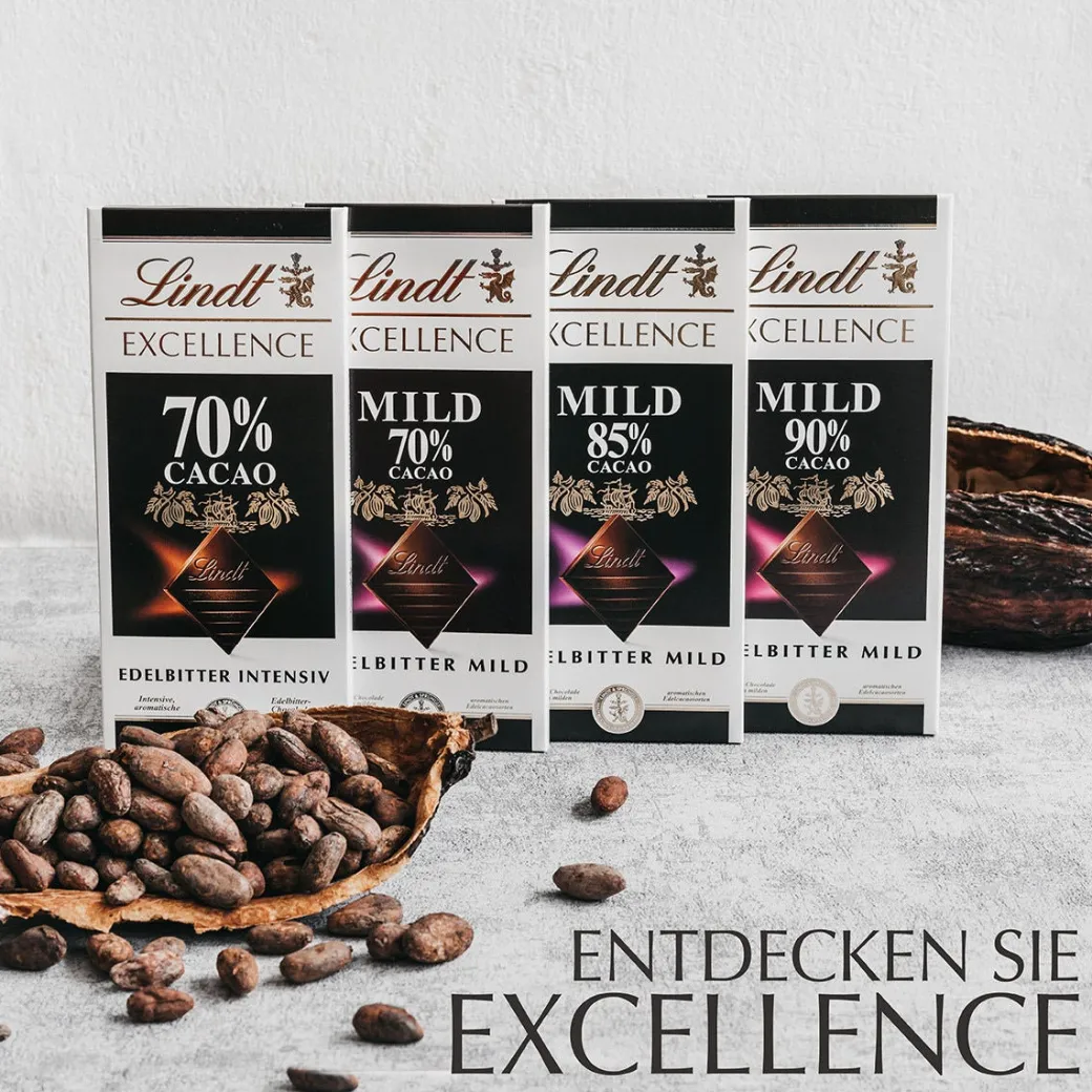 Discount EXCELLENCE Mild 90%, 100g Tafeln|Vegan