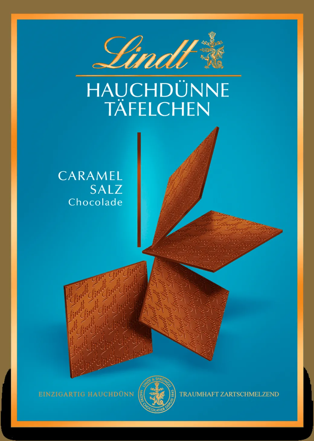 Online Hauchdünne Täfelchen Caramel & Salz, 125g Karamell