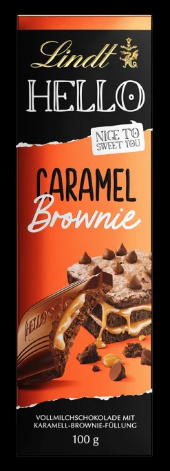 Clearance HELLO Caramel Brownie, 100g Tafeln|Karamell