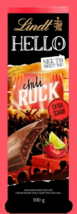 Clearance HELLO Festival Chili Rock, 100g Tafeln