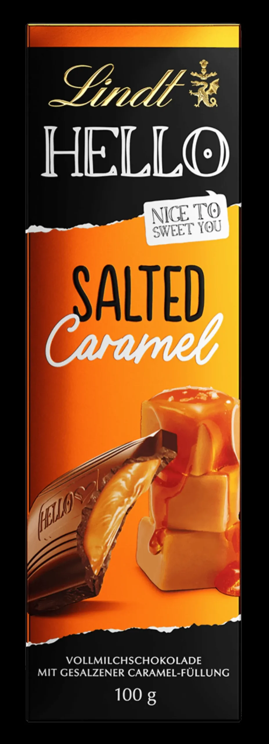 Hot HELLO Salted Caramel, 100g Tafeln|Karamell