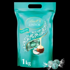 New LINDOR Kugel Beutel Cocos, 1000g Beutel & Xl Beutel|Frucht