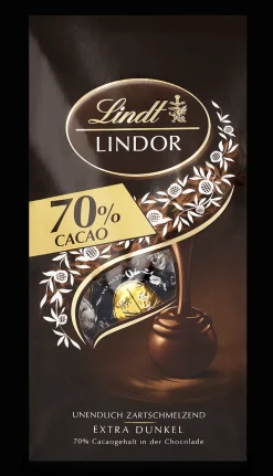 Hot LINDOR Kugel Beutel Extra Dark 70%, 136g Beutel & Xl Beutel|Dunkel