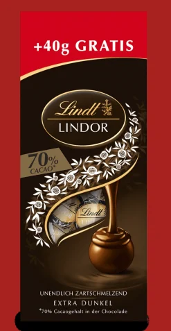 New LINDOR Kugel Beutel Extra Dark 70%, 150g Beutel & Xl Beutel