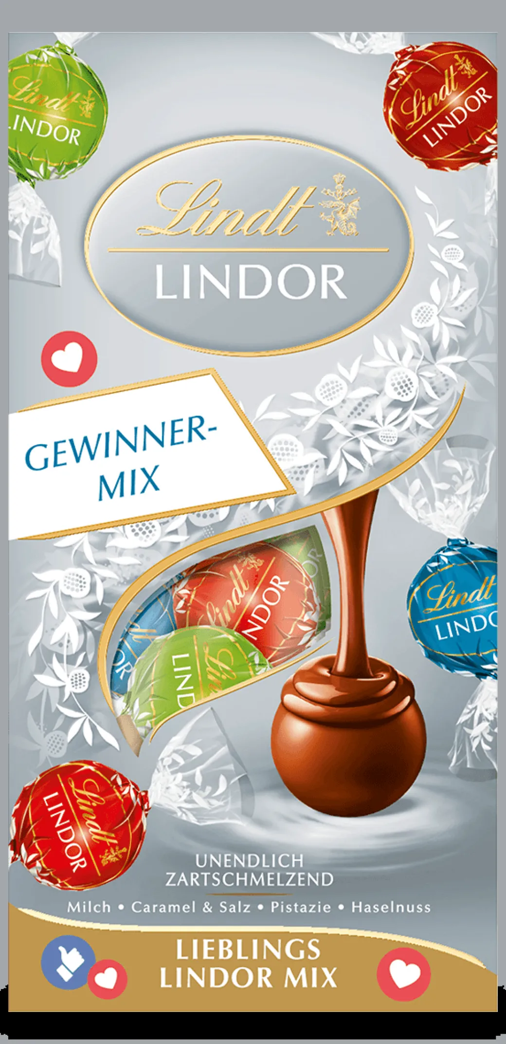 New LINDOR Kugel Beutel Gewinner-Mix, 137g Beutel & Xl Beutel