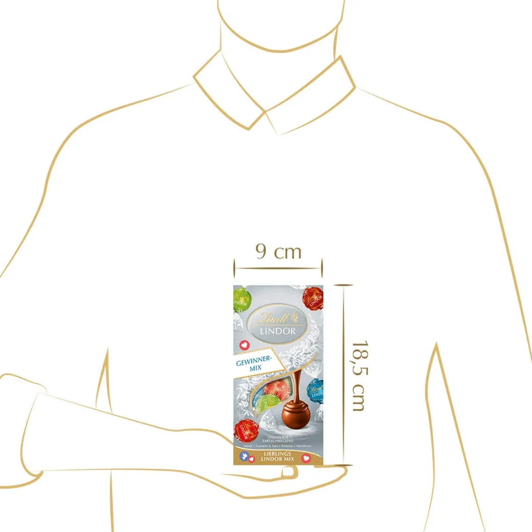 New LINDOR Kugel Beutel Gewinner-Mix, 137g Beutel & Xl Beutel