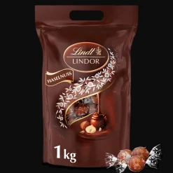 Discount LINDOR Kugel Beutel Haselnuss, 1000g Beutel & Xl Beutel|Nuss