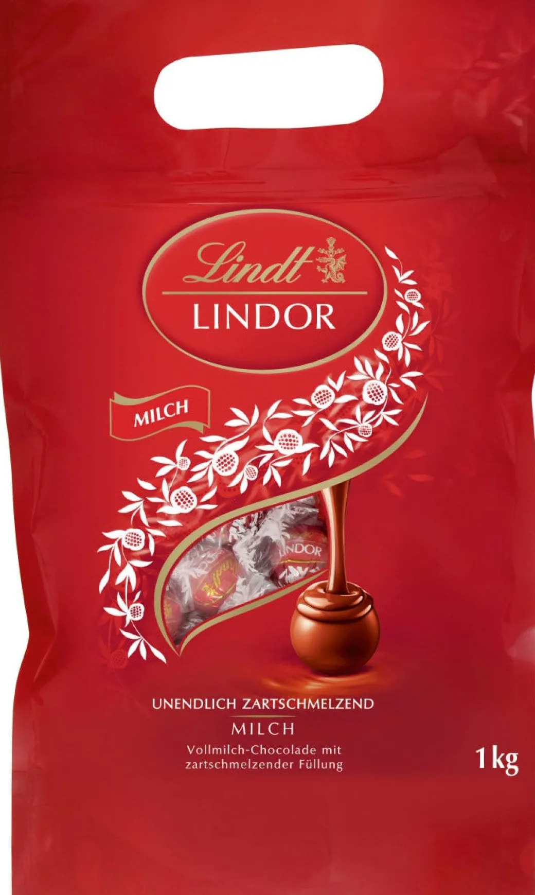 Fashion LINDOR Kugel Beutel Milch, 1000g Beutel & Xl Beutel
