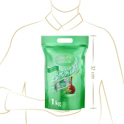 Outlet LINDOR Kugel Beutel Minze Milch, 1000g Beutel & Xl Beutel