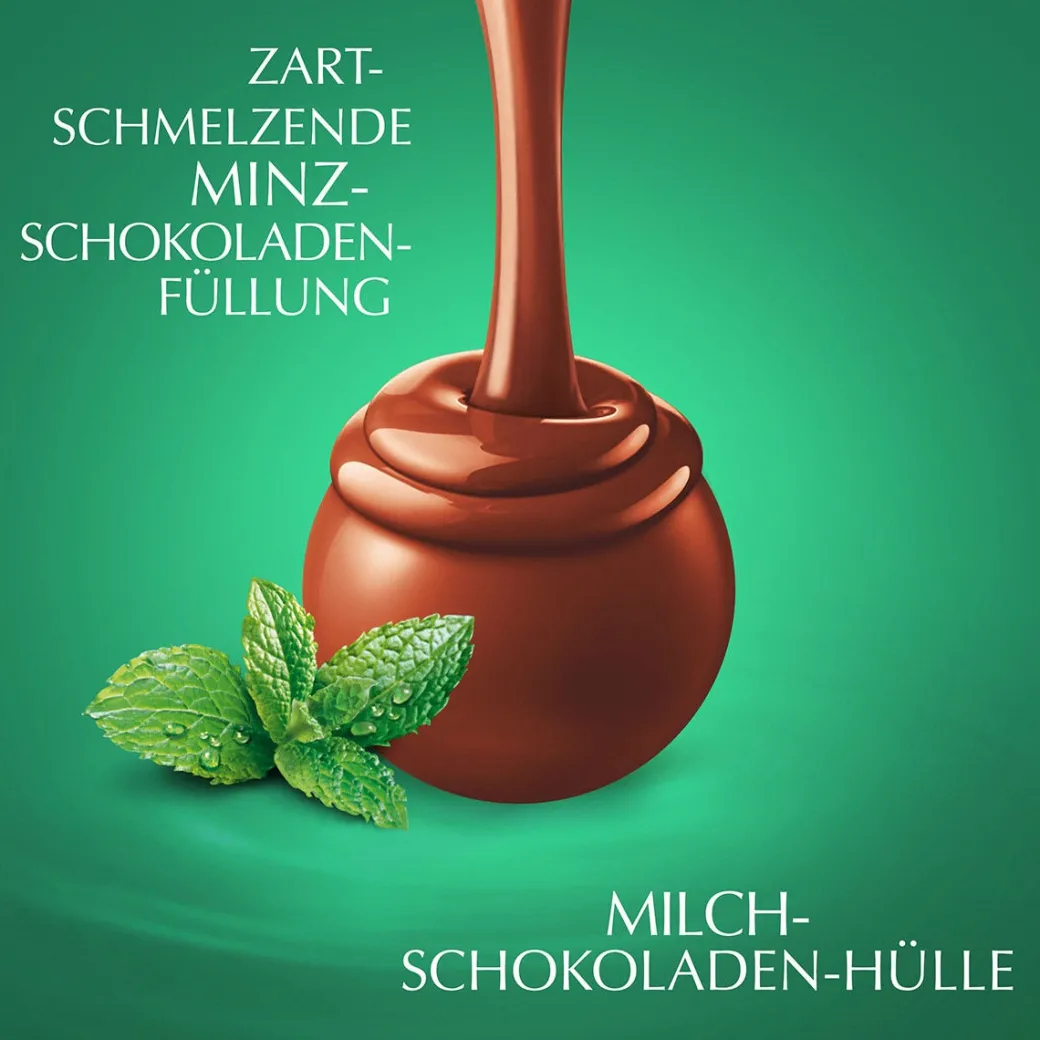 Outlet LINDOR Kugel Beutel Minze Milch, 1000g Beutel & Xl Beutel