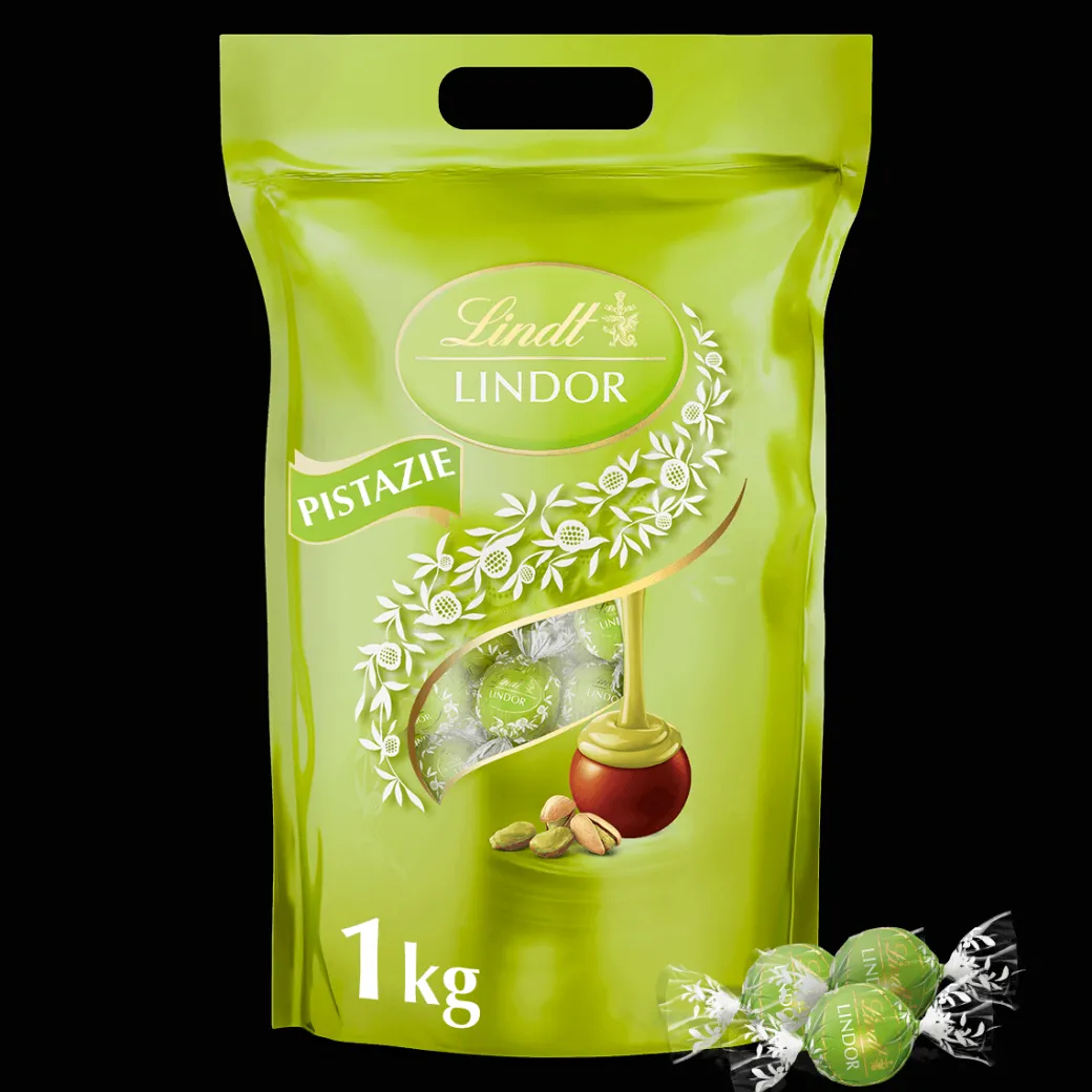 Sale LINDOR Kugel Beutel Pistazie, 1000g Beutel & Xl Beutel