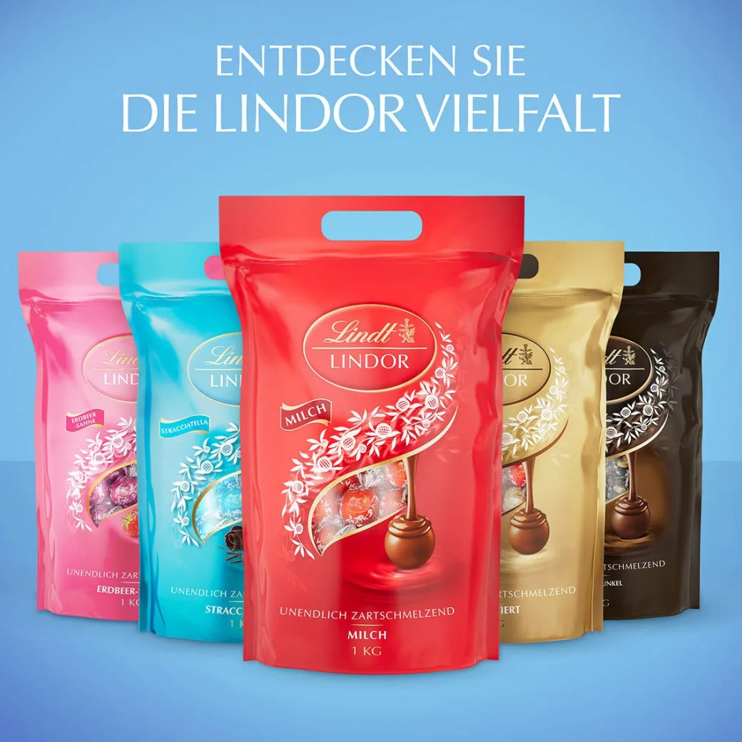 Discount LINDOR Kugel Beutel Stracciatella, 1000g Beutel & Xl Beutel