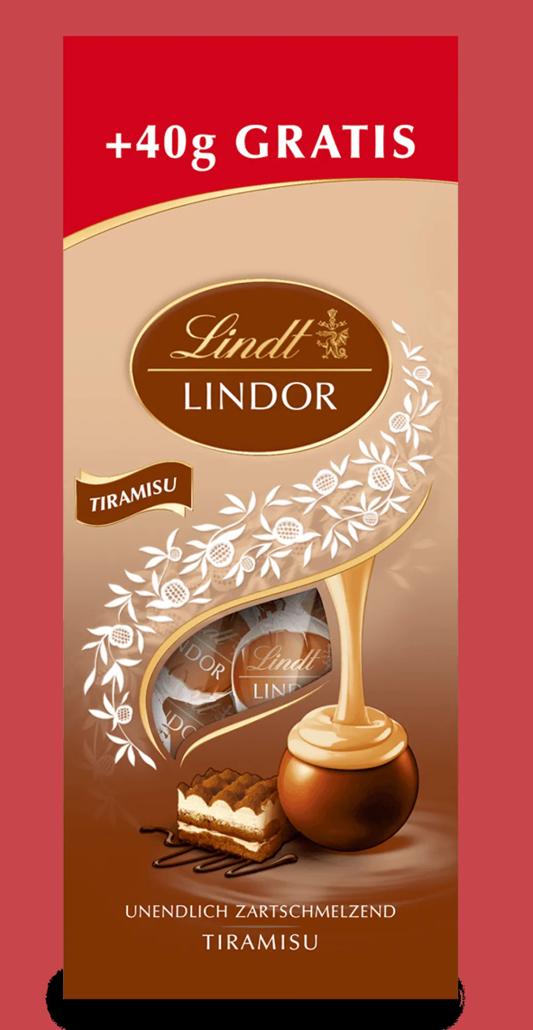 New LINDOR Kugel Beutel Tiramisu, 150g Beutel & Xl Beutel