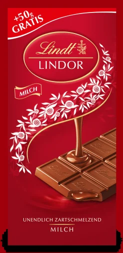 Discount LINDOR Milch, 150g Tafeln