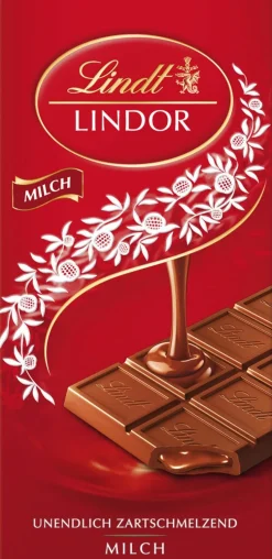 Fashion LINDOR Milch, 100g Tafeln