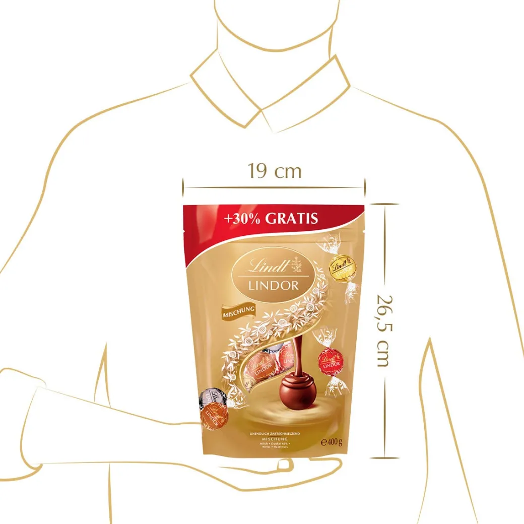 Online LINDOR XL Beutel Mischung, 399g Beutel & Xl Beutel