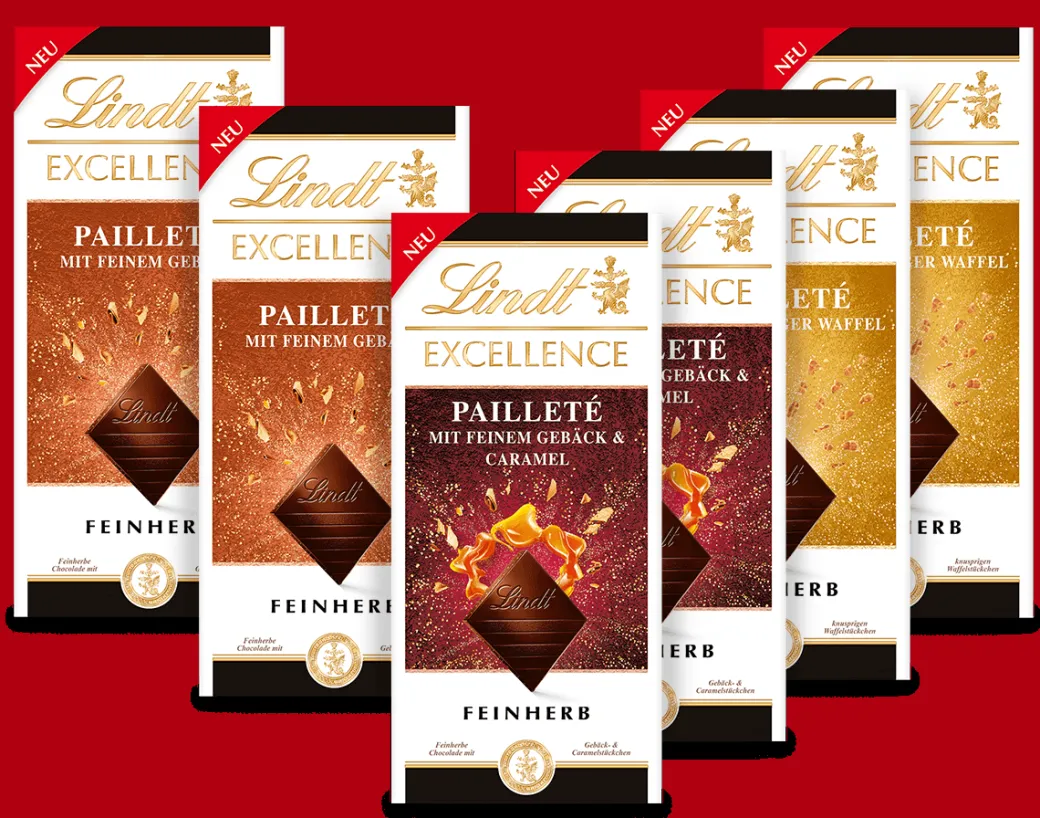 Outlet EXCELLENCE Pailleté Set, 600g Tafeln