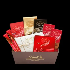 New LINDOR Geschenkkorb, 957g Sticks|Mit Alkohol