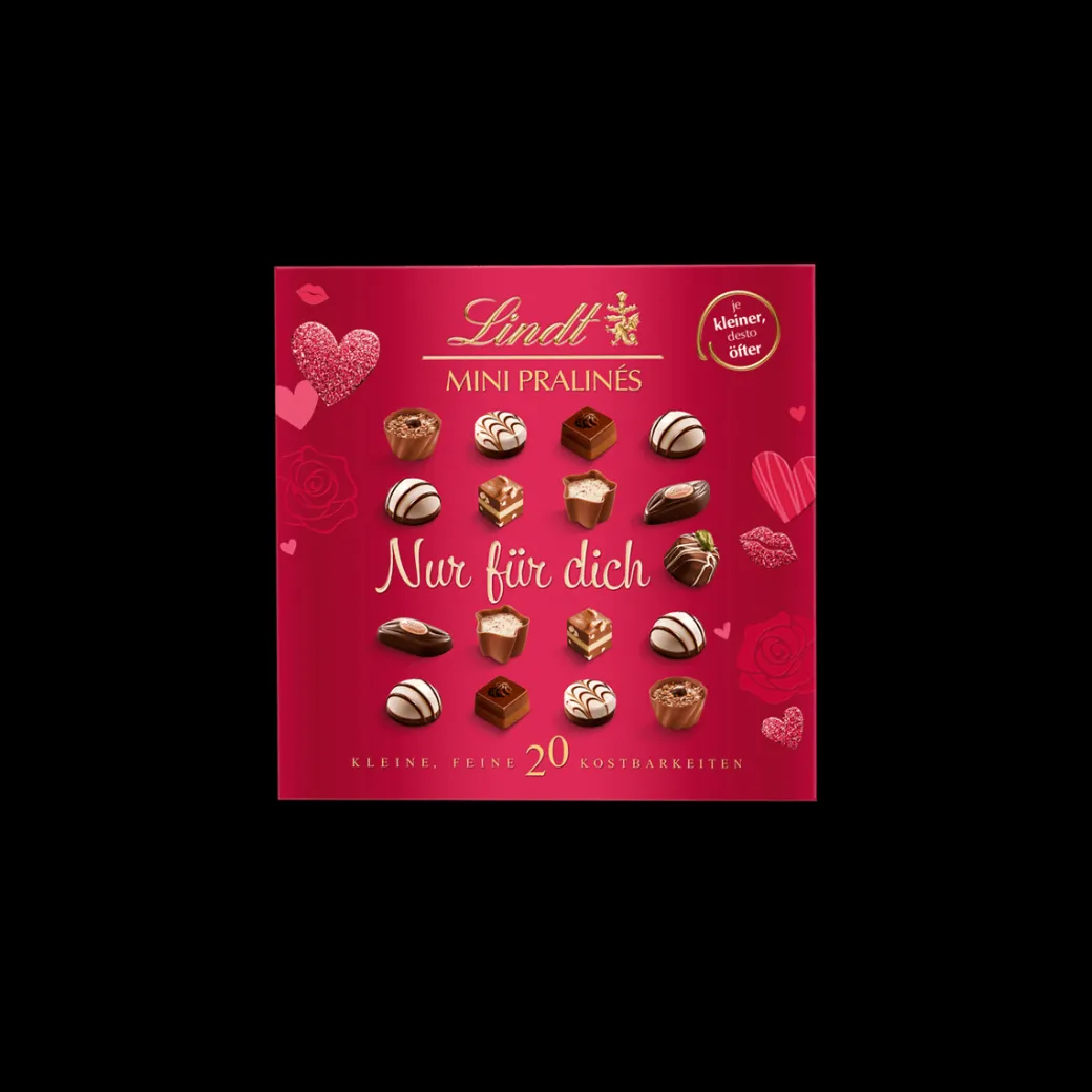 Clearance MINI PRALINÉS Emotional Rot, 100g Pralinés