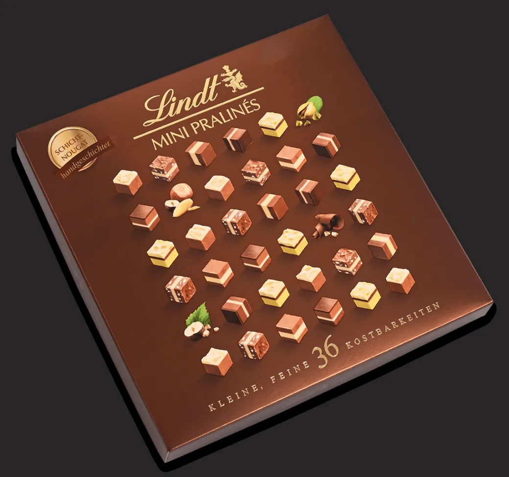 New MINI PRALINÉS Schicht-Nougat, 165g Pralinés|Nuss