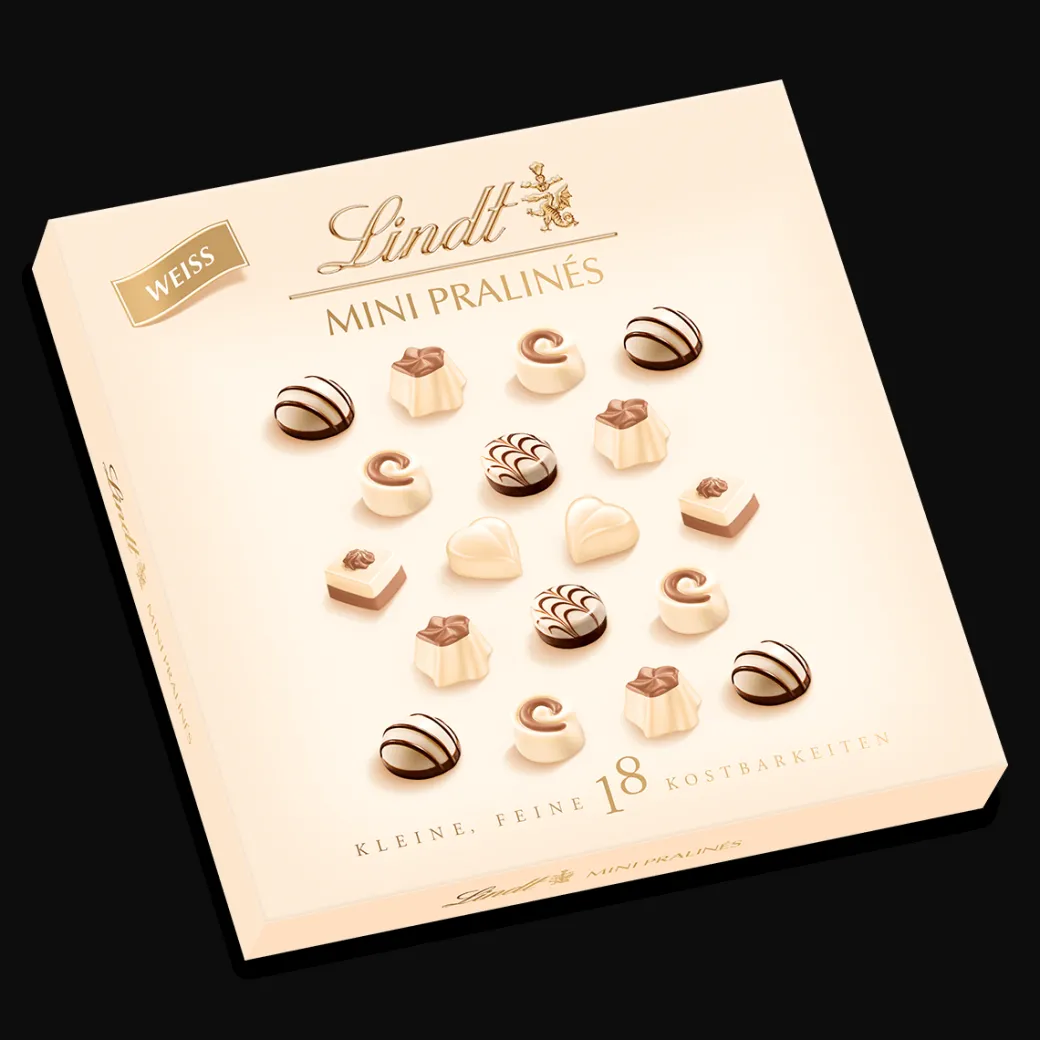 Outlet MINI PRALINÉS Weiß, 90g Pralinés|Weiß