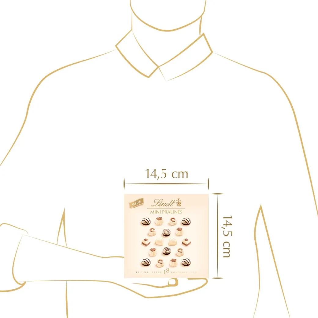 Outlet MINI PRALINÉS Weiß, 90g Pralinés|Weiß