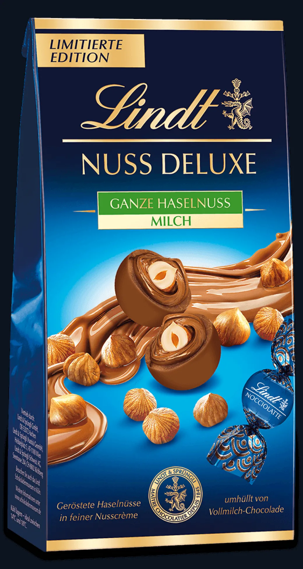 Online Nuss Deluxe Beutel Vollmilch Haselnuss, 98g Beutel & Xl Beutel|Nuss