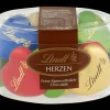 Hot Schokoladenherzen Mischung Köcher, 300g Köcher|Vollmilch