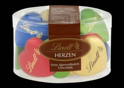Hot Schokoladenherzen Mischung Köcher, 300g Köcher|Vollmilch