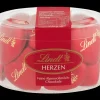 Fashion Schokoladenherzen Rot Köcher, 300g Vollmilch|Köcher